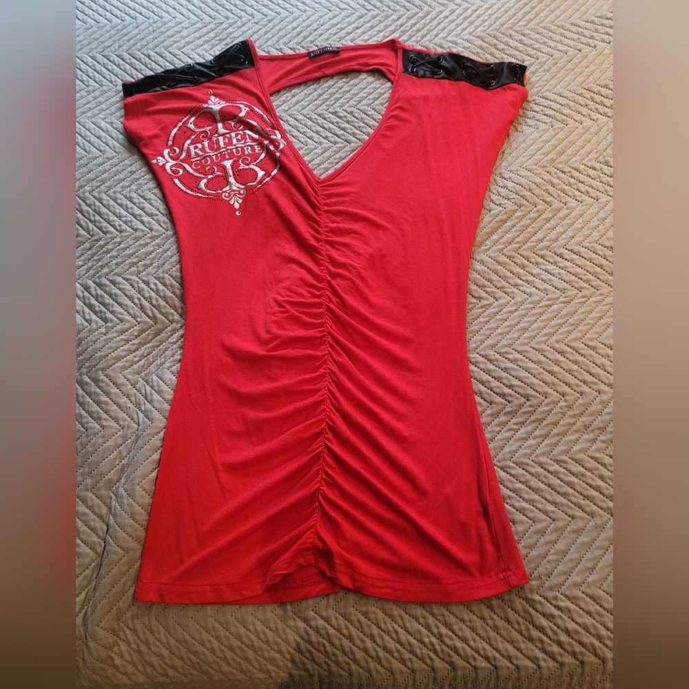 Chandail small rufen rouge et noir